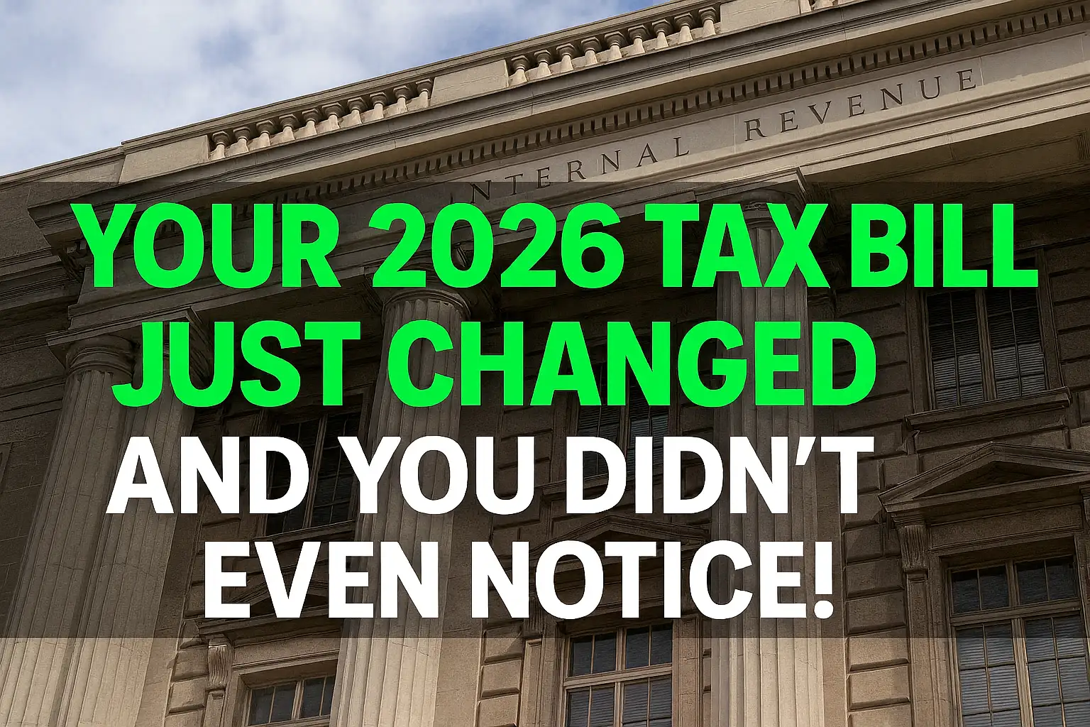 IRS Tax Inflation Adjustments 2026: How the New Bill Impacts You |  fundstofunction.com